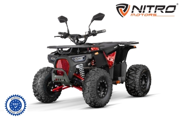 Preview: NITRO MOTORS EEC Eco midi Quad Dustrider 1,5kW 8" 60V 20Ah 45km/h Preview: NITRO MOTORS EEC Eco midi Quad Dustrider 1,5kW 8" 60V 20Ah 45km/h